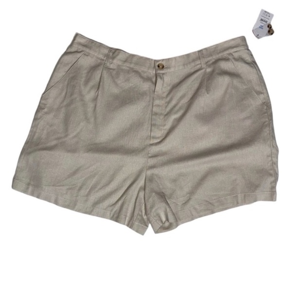 Time and Tru Linen-Blend Shorts 3XL – Beige, Lightweight- NWT - Picture 3 of 10